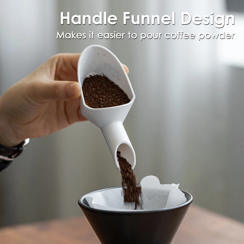 

Mini Coffee Powder Shovel Measuring Spoon 20g Scoop Coffee Beans Holder Kitchen Measuring Tool Dried Milk Container Coffeeware