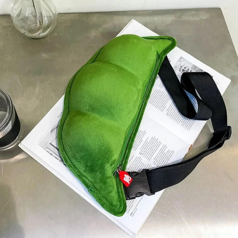 2024 индивидуальная креативная дамская сумка-мессенджер в форме эдамама плюшевая