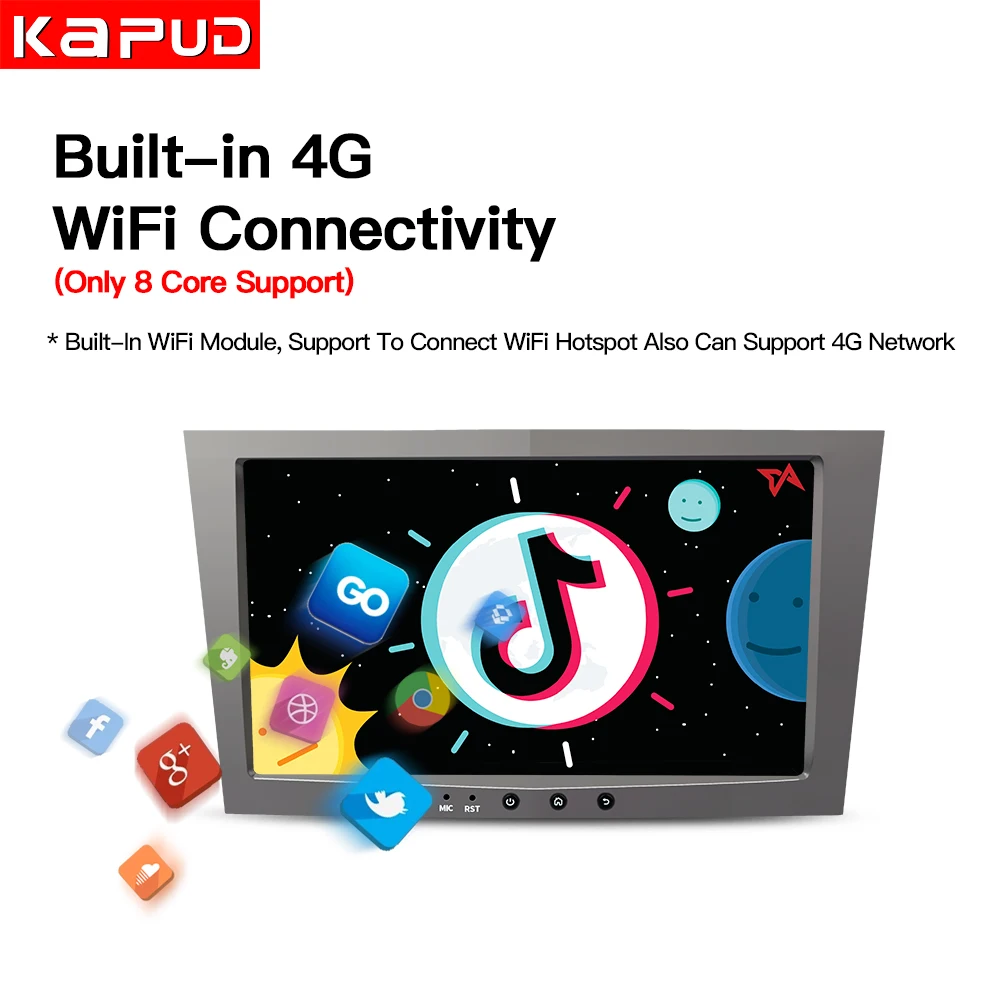 Kapud Android 10 для Opel 8 ''GPS мультимедийная Автомобильная магнитола видео плеер