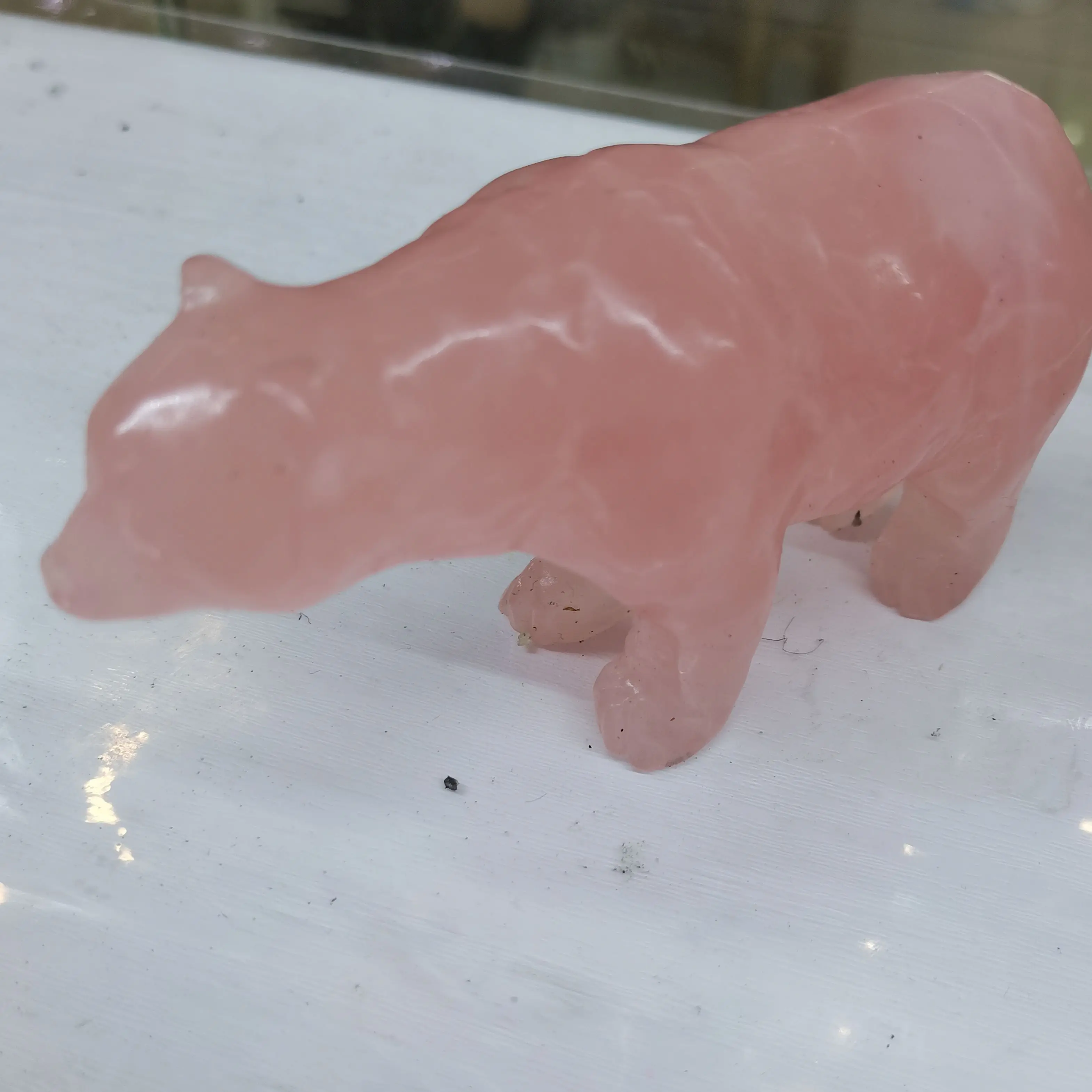 

9,5-10 см натуральный розовый кварц, полярная фотография, резная полярная фотография для чакр, лечебные продукты 1 шт.