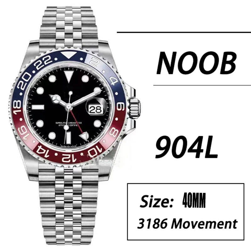 

Top Men's Automatic Mechanical Watch 3285&3186 Movement Super Quality Waterproof 904L Stainless Steel Sapphire Glass