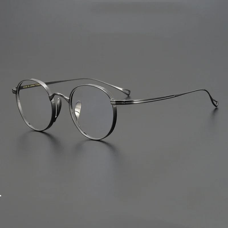 Оправа для очков мужчин и женщин японская оправа ручной работы KMN113 круглая