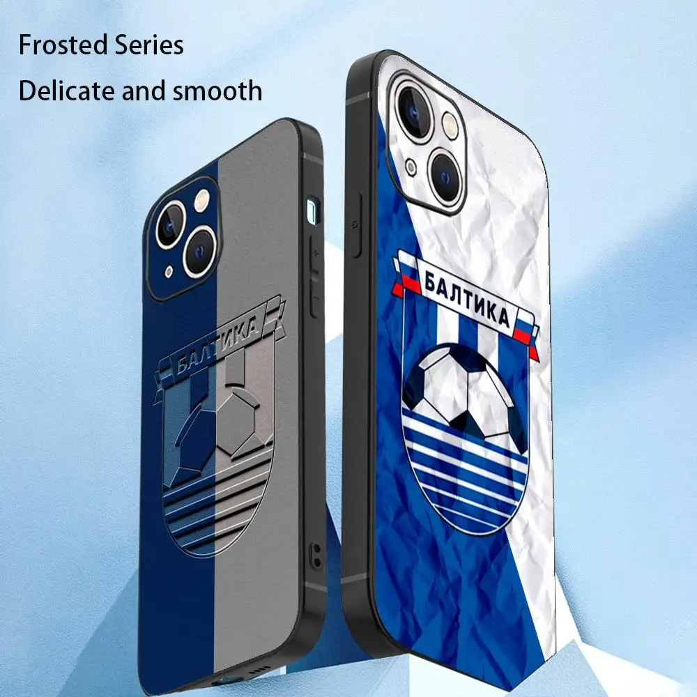 Фото Чехол для телефона Hot Baltika football FC Kaliningrad для iPhone 17, 16, 15, 14, 13, 12 Plus Mini Pro Max, мягкий, черный, ударопрочный. №1