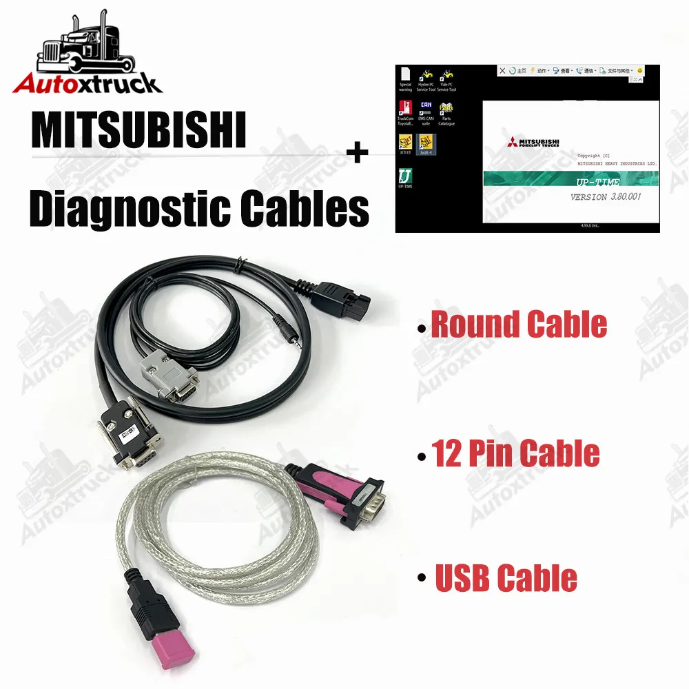 

Вилочный погрузчик 16A68-00500 16A68-00800 Соединительный кабель для MITSUBISHI диагностический кабель для грузовика диагностический инструмент