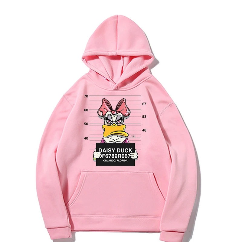 

Disney Daisy Hoodie Print Tops Tracksuit Loose top Women's Fashion Long Sleeves