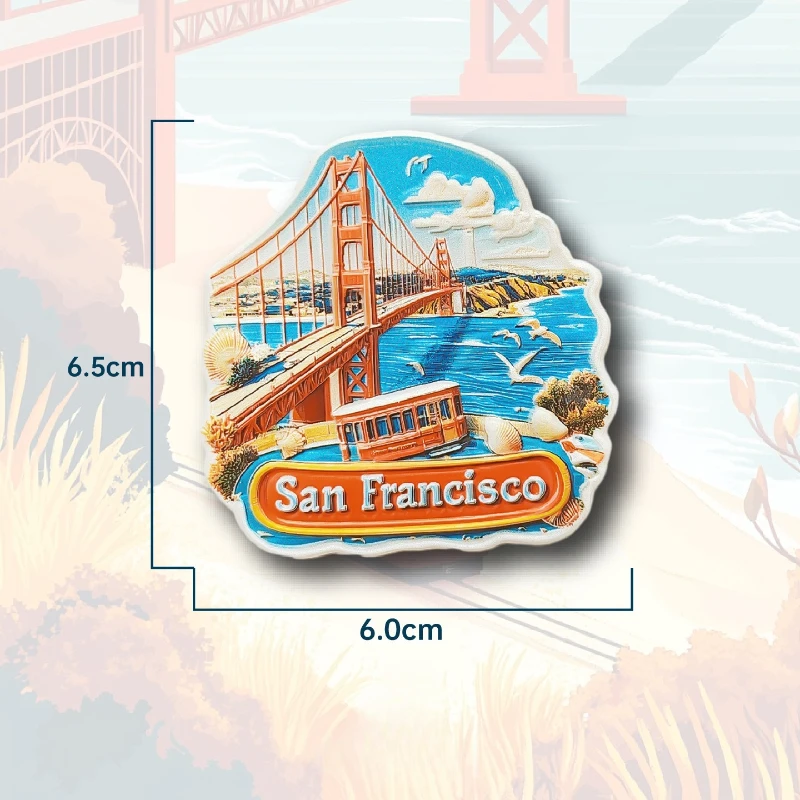 

Магнит на холодильник BearPaw Сан-Франциско