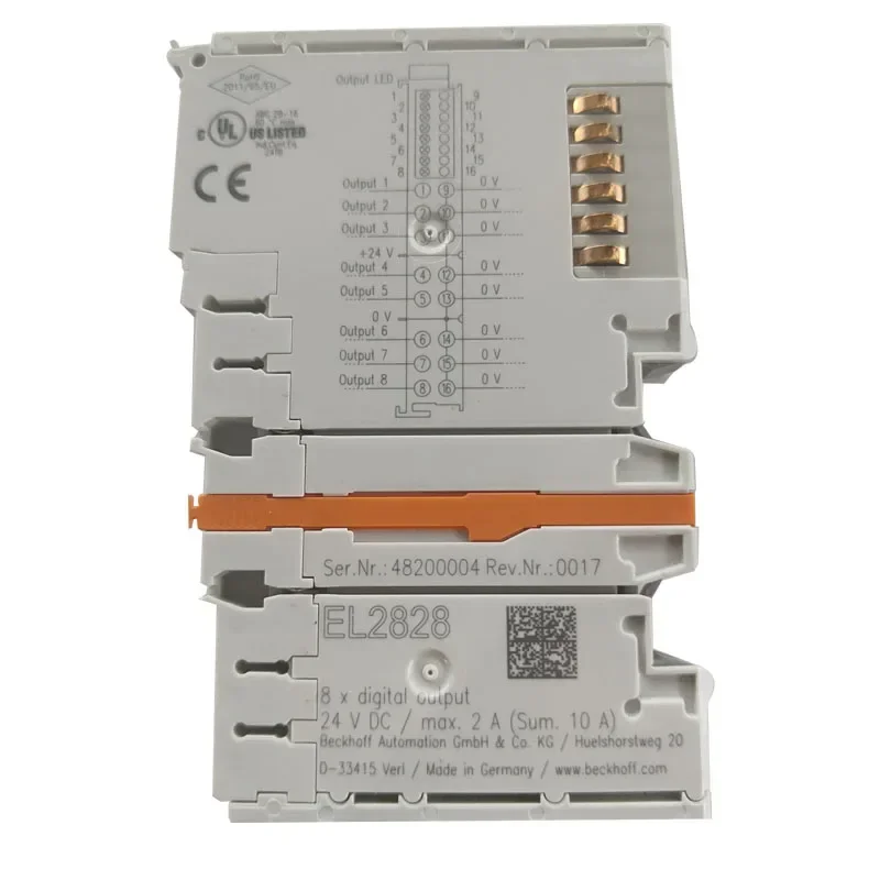 BECKHOFF EL2828 выходный клеммный модуль цифровой выход 24 В постоянного тока 2 А