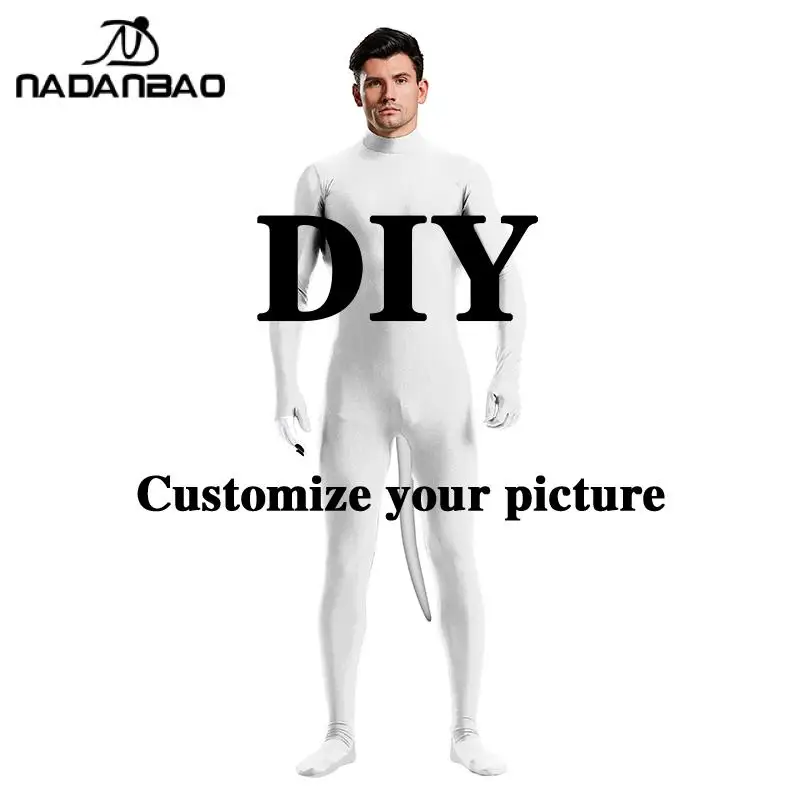 Забавный комбинезон для косплея NADANBAO сделай сам с настраиваемым принтом
