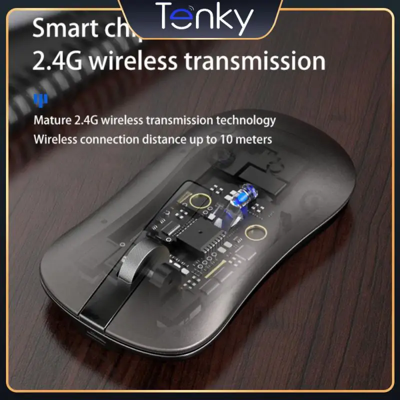 

Computer Mouse 3d Anti-skid 2.4ghz Wireless Mouse Mute Convenient Computer Wireless Mouse Computer Accessories Mouse