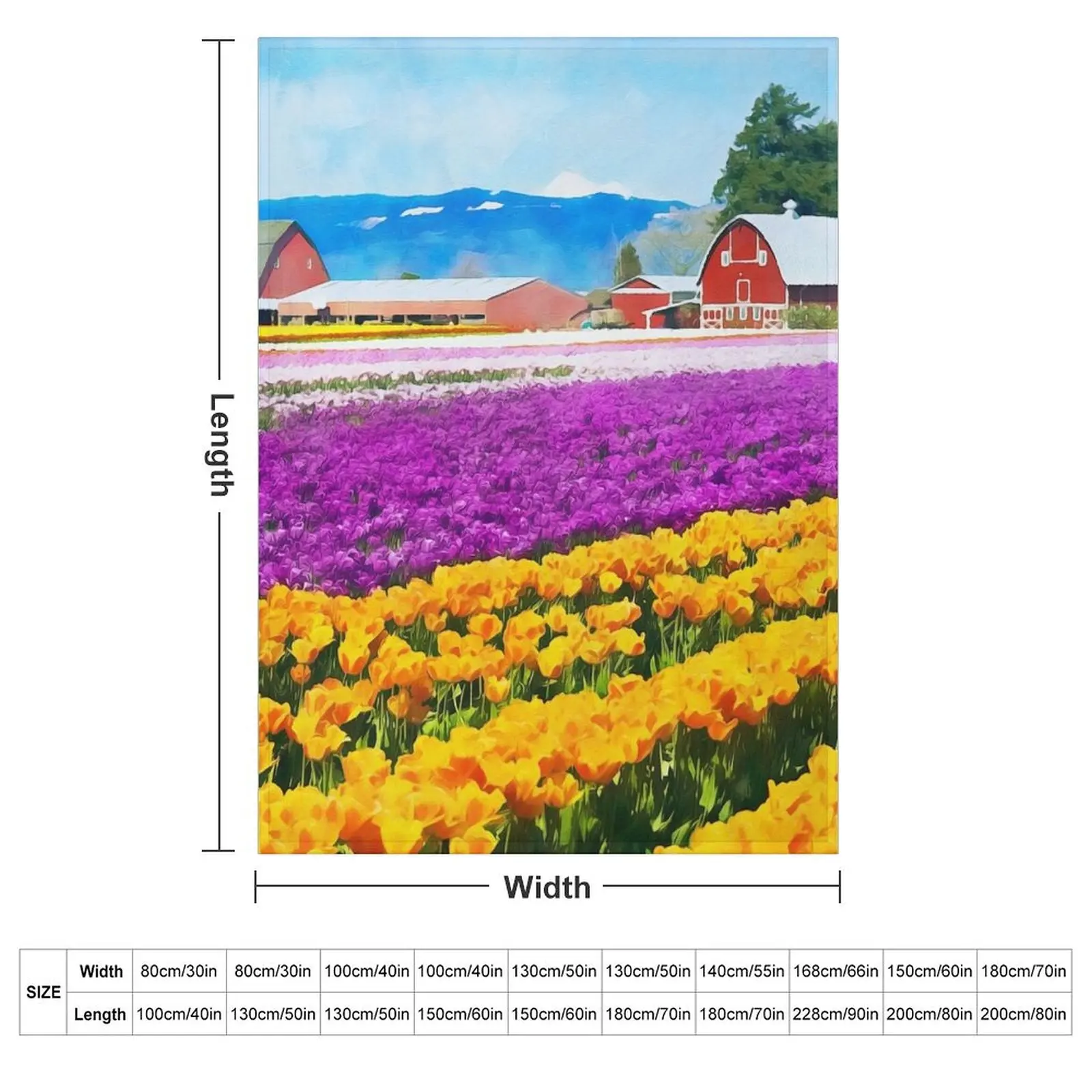 Теплое плюшевое одеяло Skagit Valley