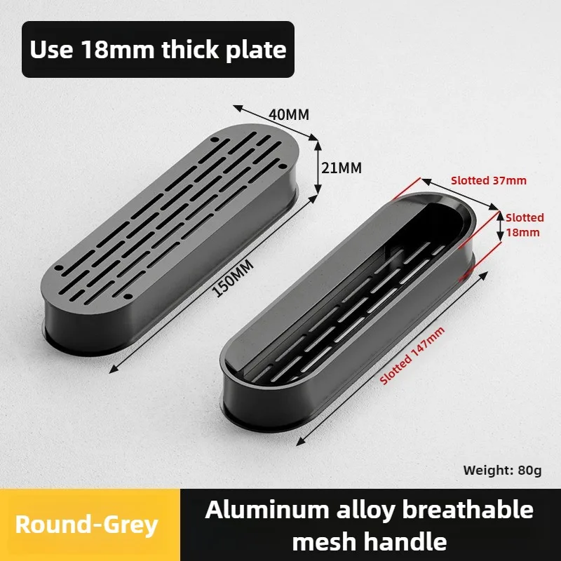 

Круглая вентиляционная решетка из алюминия с ручкой