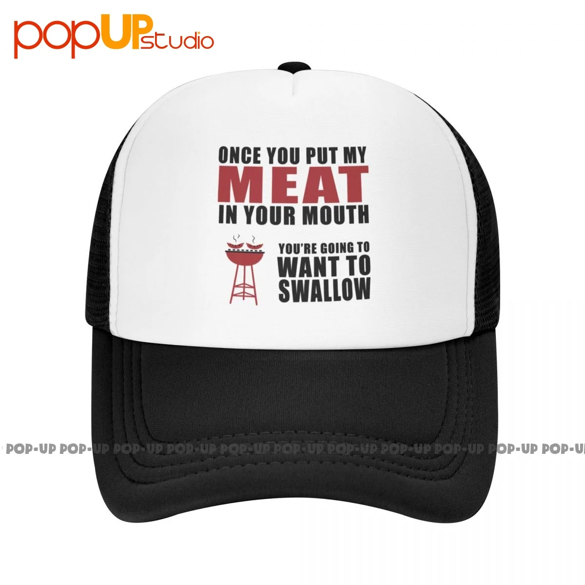 Как только вы поместите мое мясо в рот, вы захотите проглатывать. Смешные головные уборы