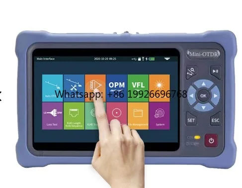 Фото 12 в 1 Мини-OTDR Exfo Smart NK4000 SM 1310нм 1550нм 26/24дБ, дальность 100км, OTDR, VFL, OLS, OPM, карта событий, оптический мини-OTDR №1