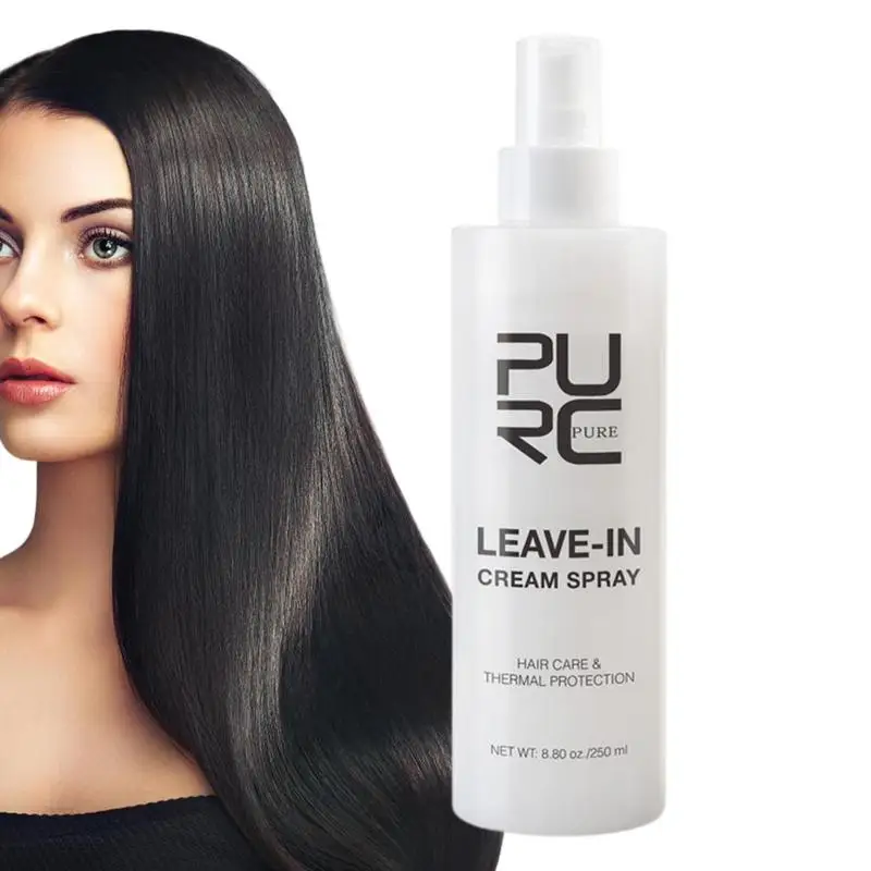 

Leave In Conditioner Cream Hydrating & Heat Protection Spray Moisture Replenishment For Coarse Hair Heat Protectant