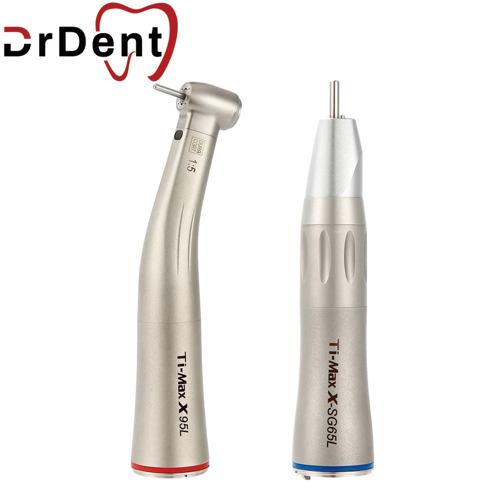 

Hot Sales Dental External /Inner Water Spray Optic Fiber Contra Angle Low Speed Air Turbine Handpiece