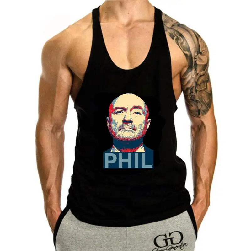 

Phil Collins Against All Odds tank top men 203031 Men's High Quality Custom Printed Tops Hipster Tees