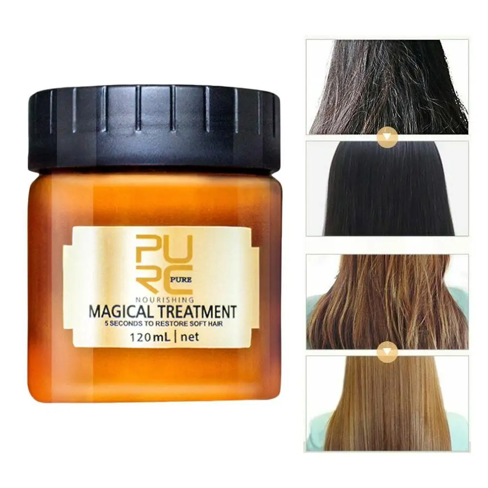 Magical Treatment Mask 5 Seconds Repairs Damage Restore Soft Hair For All Hair Types Keratin Hair & Scalp Treatment 120G