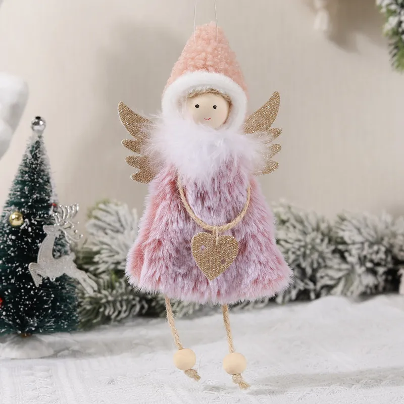 

Рождественские куклы-ангелы, подвеска на рождественскую елку 2023, новогодние подарки, Рождественское украшение для дома, рождественские украшения 2022, рождественские украшения