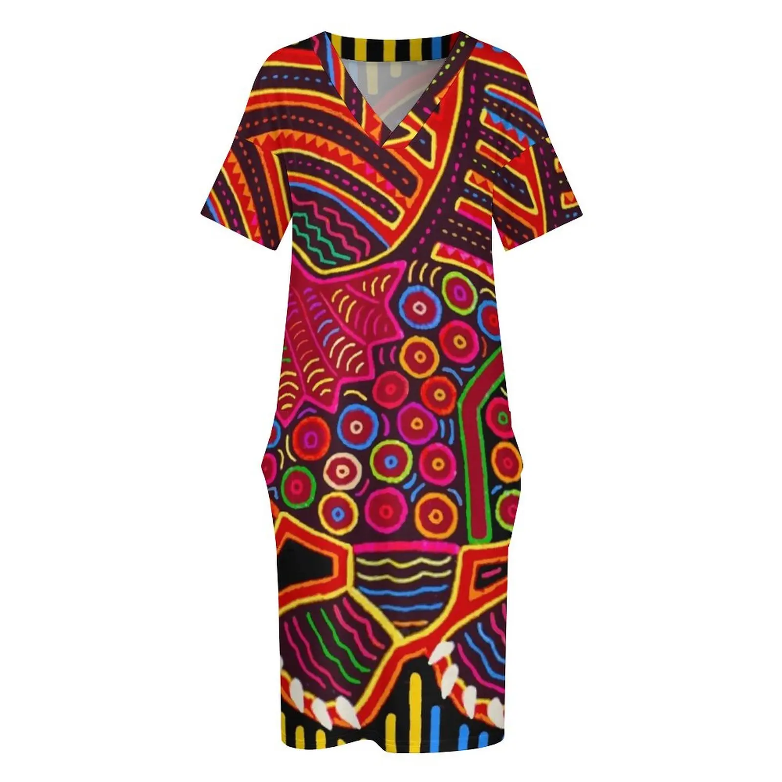 너 индийский дракон Mola свободное карманное платье женские платья роскошные