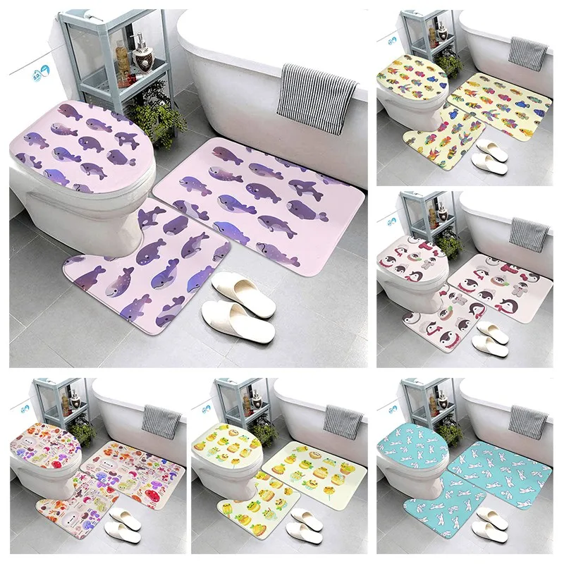 

Anti-slip Bath Mat Bathroom Small Rug Shower Mat Entrance Door Mat Kitchen Mat Bedroom Balcony Room Mat color Bathtub toilet rug