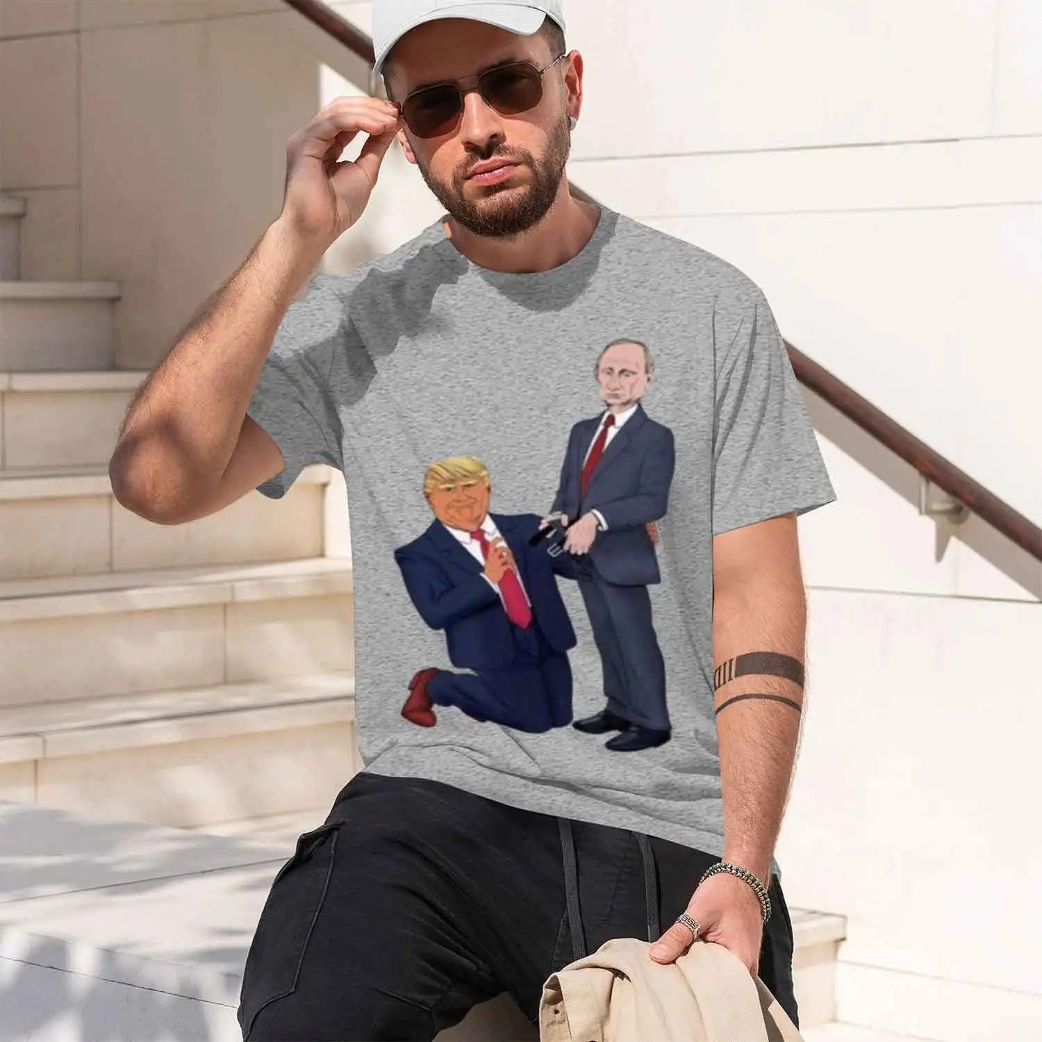 Фото Футболка мужская с коротким рукавом и круглым вырезом Nald and Sticker 2026, новая модель, классическая повседневная, в различных цветах и размерах, для ежедневной носки №4