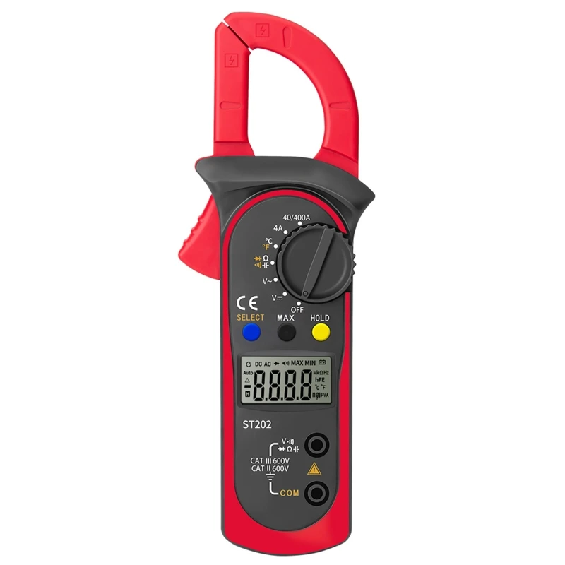 

ST202 Digital Clamp Meter Multimeter Resistance Ohm Transistor LCR w Temperature