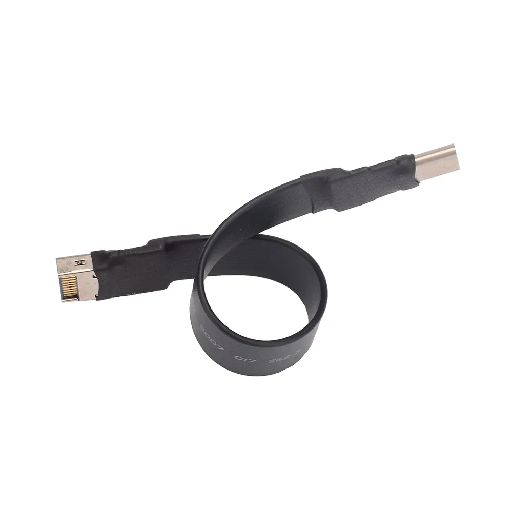 20 Гбит/с USB 3 2 Gen 2x Type C до 19/20P Тип E штекер-штекер экранированный плоский