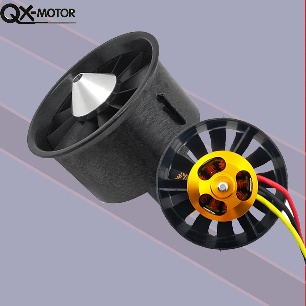 Продажа 64 мм EDF набор бесщеточный двигатель 3800KV 3500KV 2200KV для части радиоуправляемого самолета, DIY Дрон 12 лопастей, вентильный бесщеточный двигатель