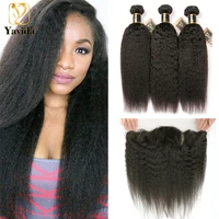 brazilian weaving with closure kinky straight bundles with closure human hair bundles with 4x4 hd lace closure free part