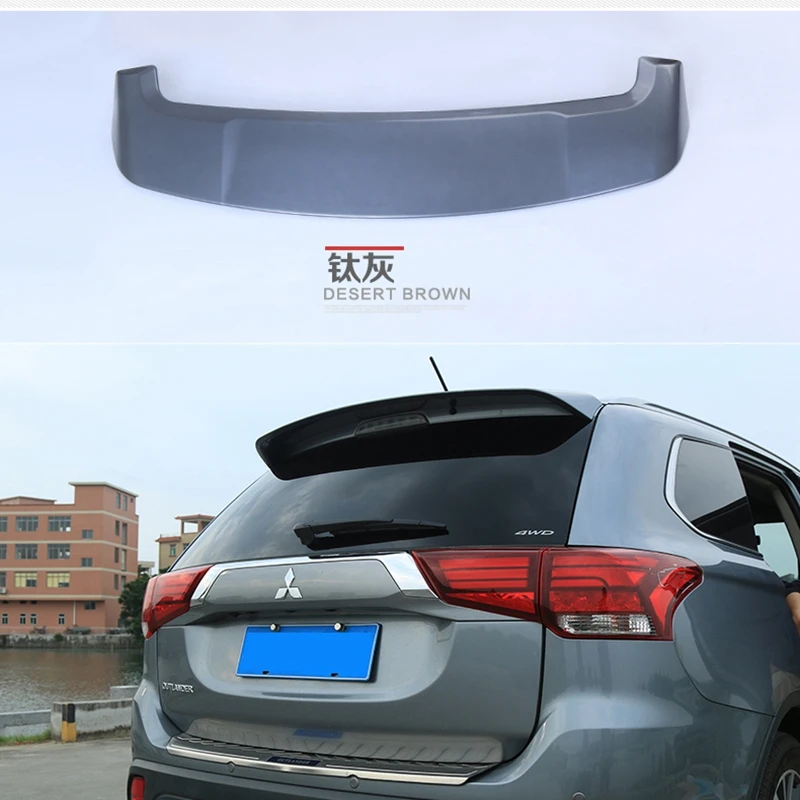Car Styling Hot ABS Plastic Unpainted Primer Rear Trunk Boot Lip Wing Spoiler For Mitsubishi Outlander 2013 2014 2015 2016