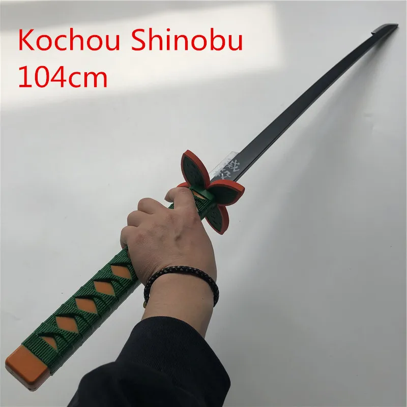 

1:1 new Kochou Shinobu Sowrd 104cm Demon Slayer Cosplay Sword Anime Ninja Knife Kimetsu no Yaiba Sword Weapon PU Prop Model