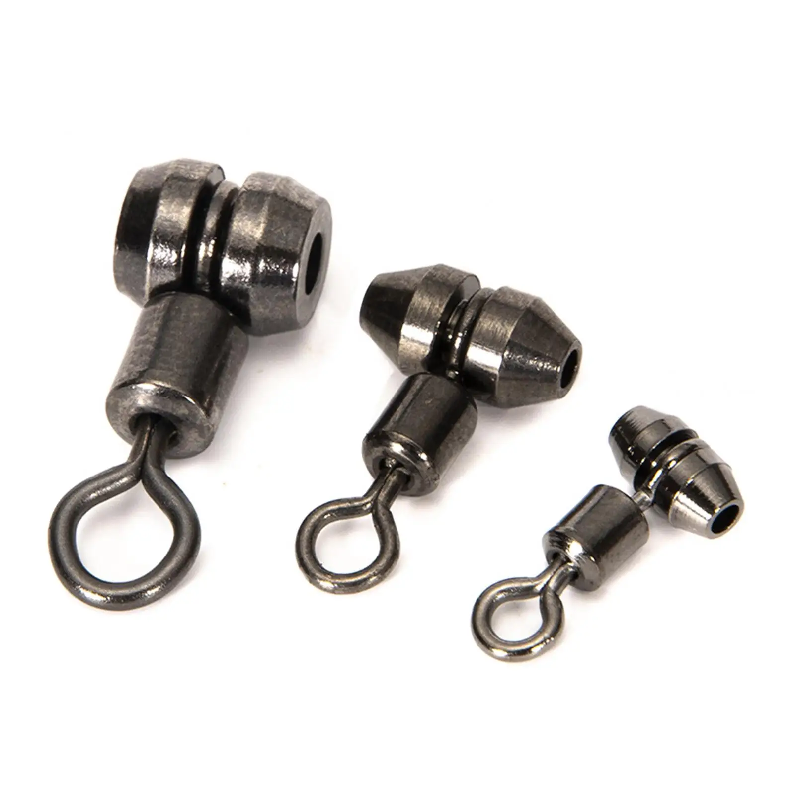 

10Pcs Rolling Barrel Swivels Connector High Strength Strong Strength Copper Heavy Duty Clip for Fishing Sea