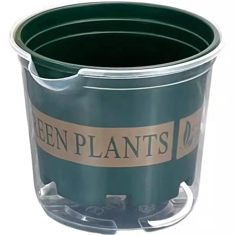 Green Pineapple Pot Automatic Water Absorption Gallon Pot Water-free Lazy Pot Thickened Plastic Circular Pot