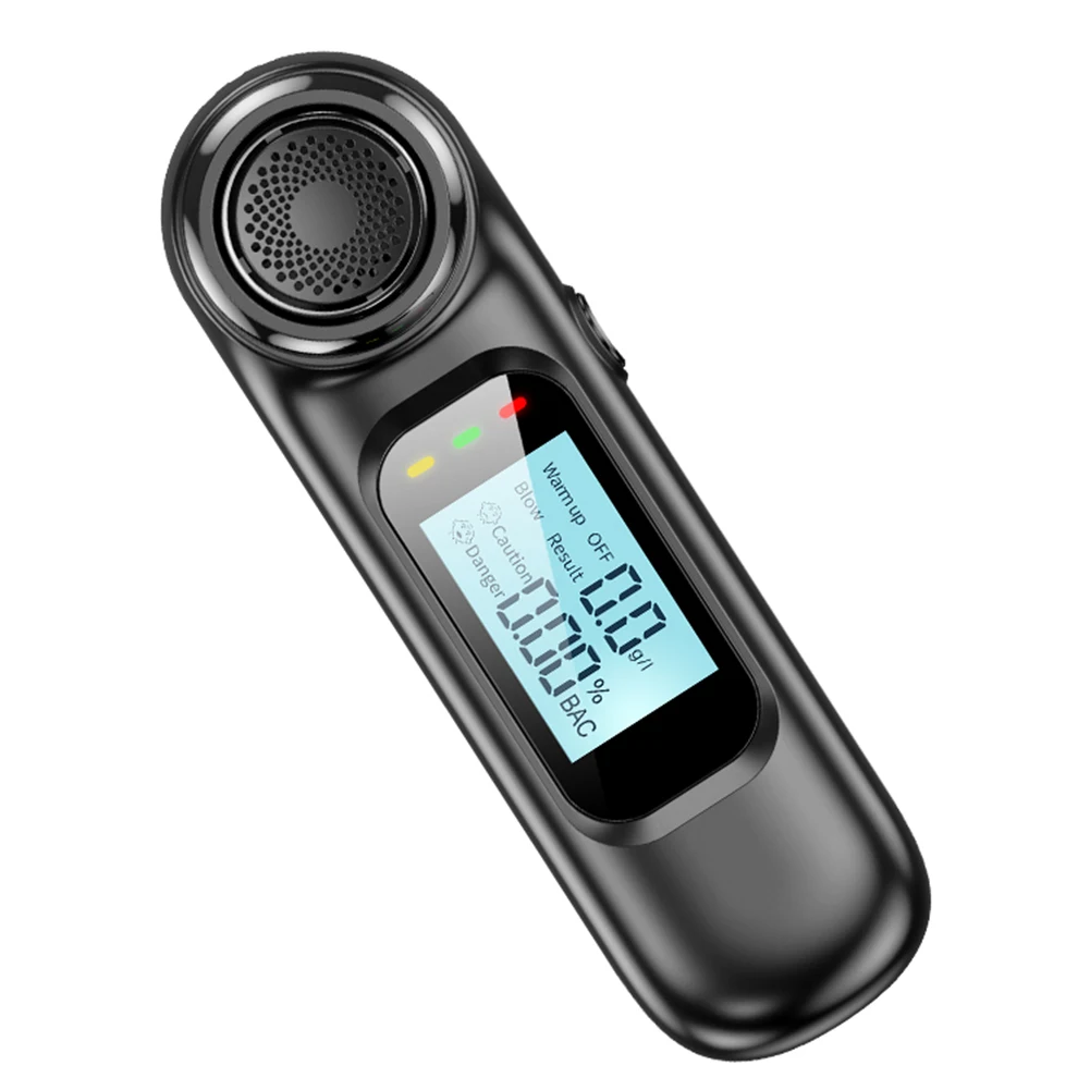 

Professional Breathalyzer Device Portable Non-Contact Blowing Alcohol Breath Tester Meter for Driver Supplies
