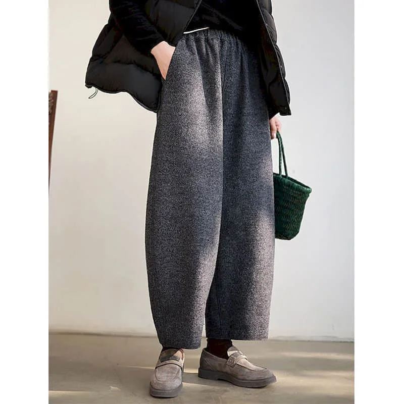 ЛДКВГСУ женские свободные брюки из полиэстера