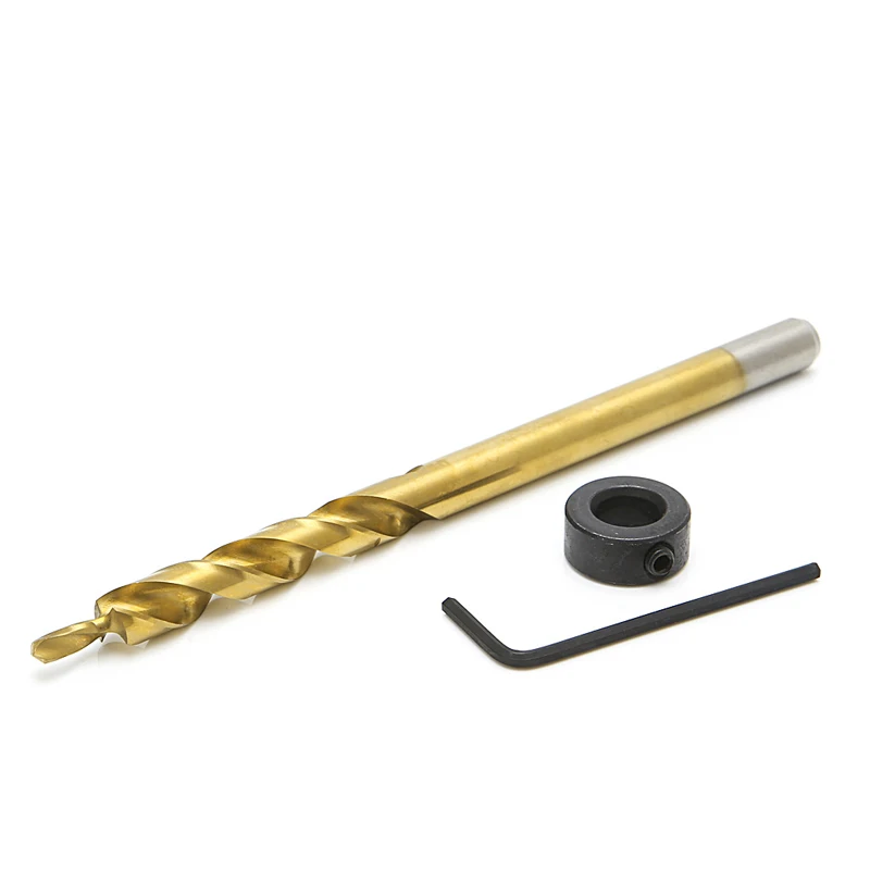 

9.5mm Pocket Hole Replacement Twist Step Drill Bit For Manual Stop Collar