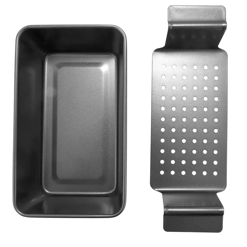 12-дюймовая металлическая профессиональная безвредная сковорода Chicago для приготовления мяса, антипригарный лоток для барбекю, прямоугольна...