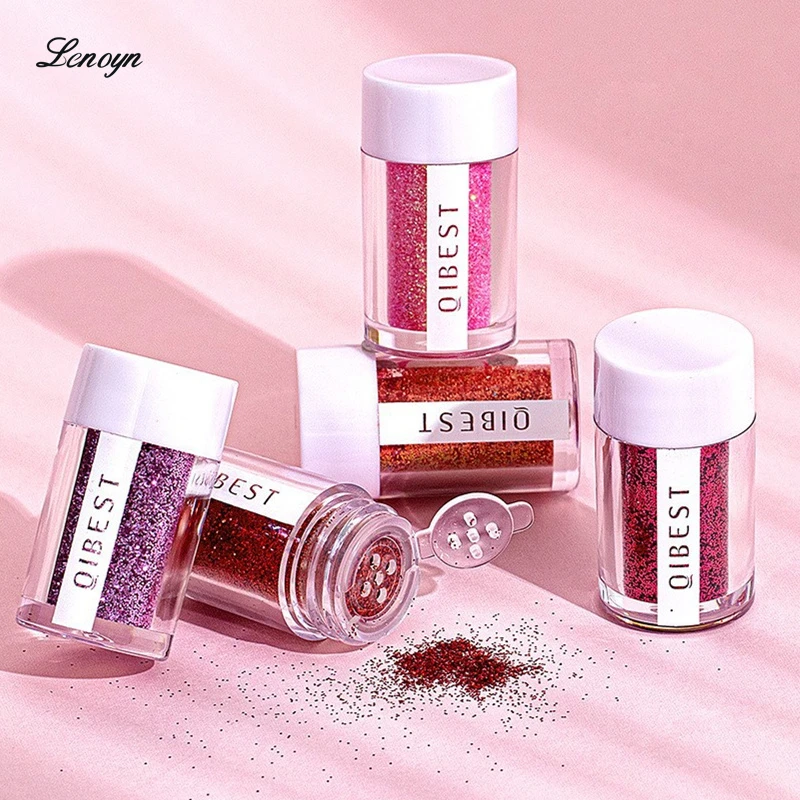 

Блестящие тени для век, мерцающий пигмент, сияющий Блестящий макияж для глаз, пудра с блестками, тени для век, косметика