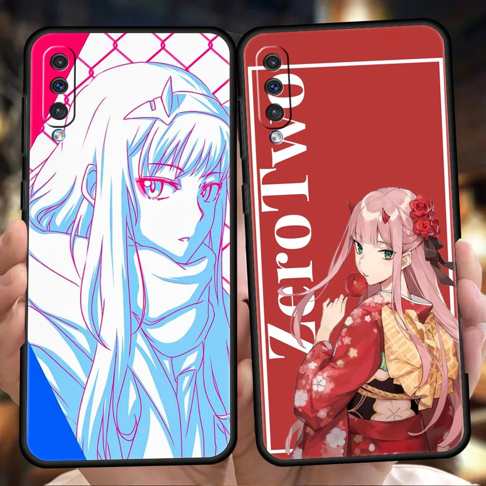 

Zero Two Darling In The FranXX Phone Cover Case For Samsung Galaxy A12 A02 A03 A03S A52 A70 A50 A20 A10 A10S A40 4G Soft Shell