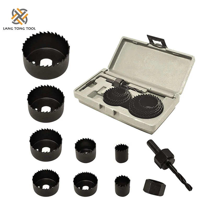 Набор отверстий для деревообработки комплект из 11 Сверл углеродистой стали 19-64