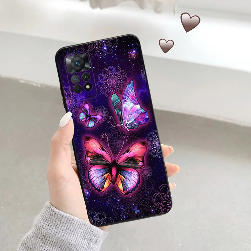 Ультратонкий черный чехол для телефона Redmi Note11 11s A1 A2 Plus K60 K50 K40 Xiaomi 14 11t 11Lite CC9Pro с