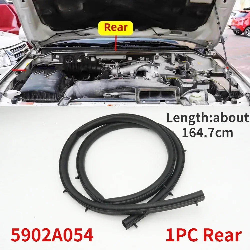 

Капот двигателя автомобиля, внутренняя водонепроницаемая резиновая уплотнительная лента для Mitsubishi Pajero Montero Shogun V8 V93 V97 V98 V95 2007-2020