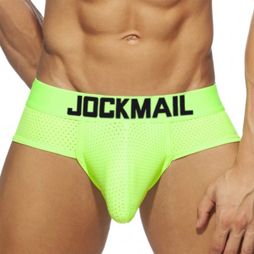 Нижнее белье JOCKMAIL яркое с заниженной талией быстросохнущее неоновая сумка для