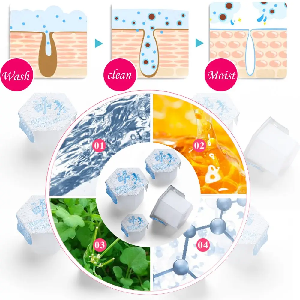 

10pcs/20pcs Enzyme Cleansing Powder Remove Blackhead Exfoliating Shrink Pores Moisturizing Whitening Facial Cleanser