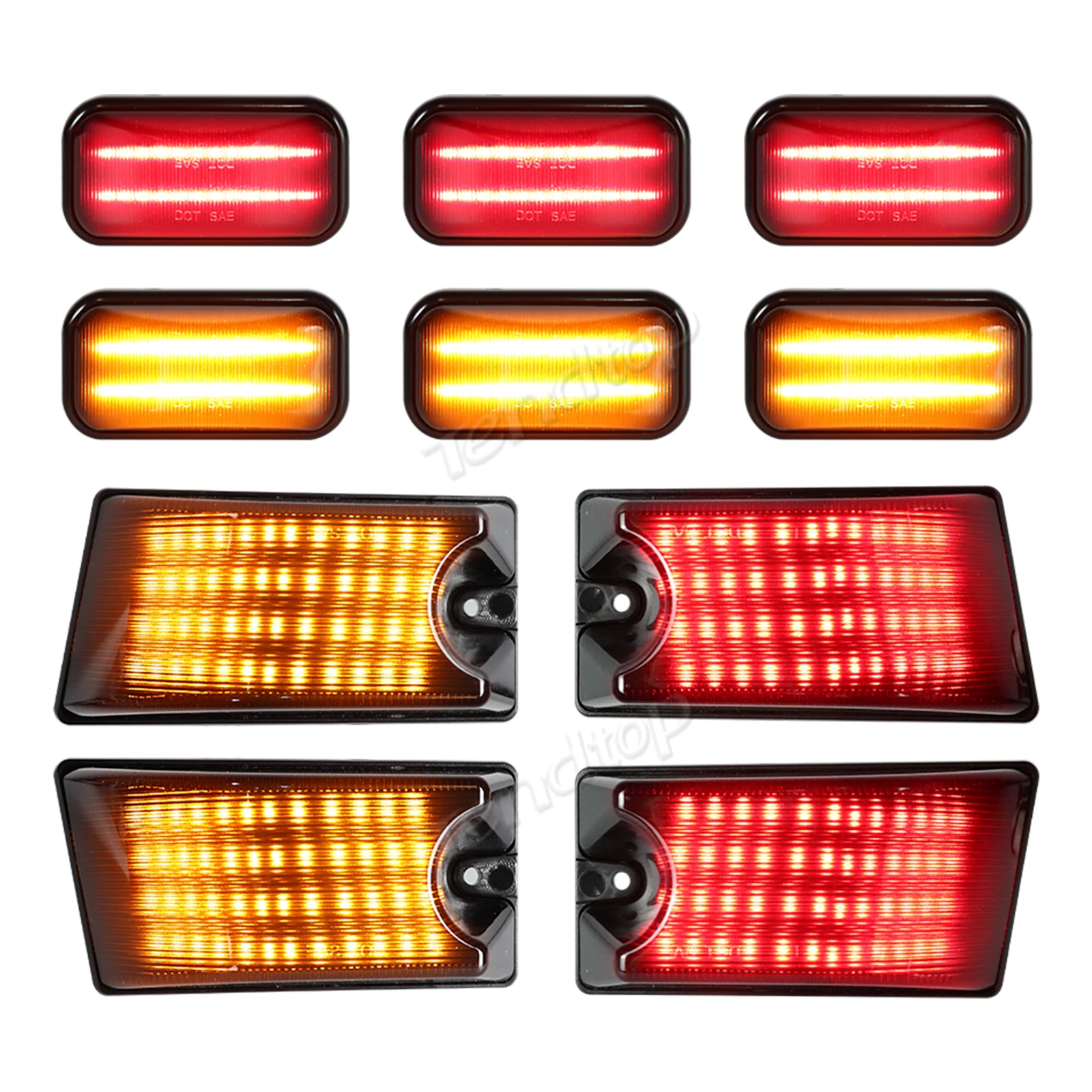 10 шт. фонари для крыши кабины Hummer H2 2003-2009 2005-2007 SUT/SUV