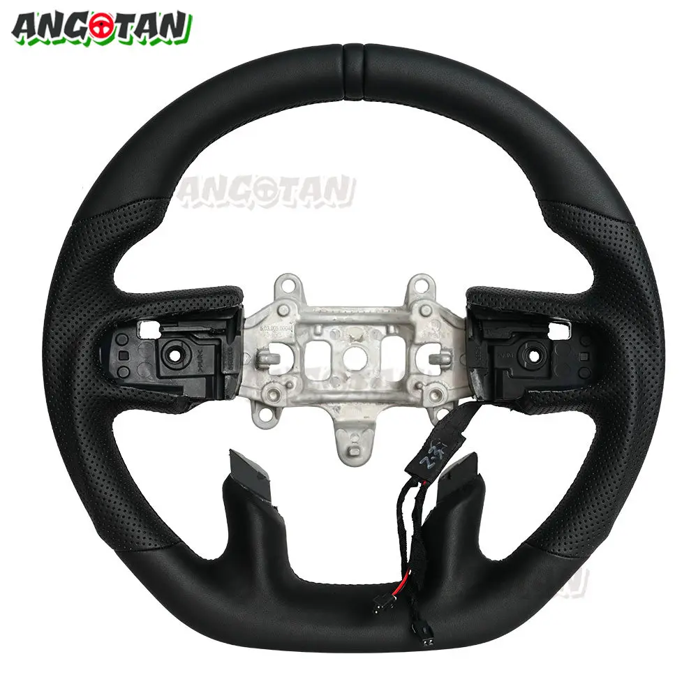 

Для Dodge RAM 1500 2500 3500 TRX 2019-2024 кожаный руль с подогревом перфорированный кожаный руль автомобильные аксессуары