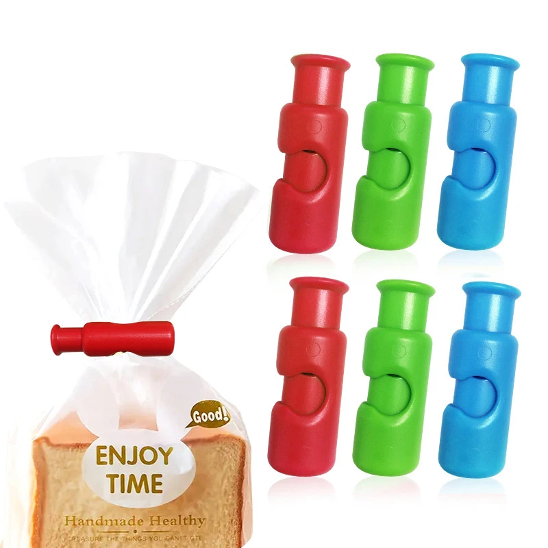 

Food Sealing Bag Clip Reusable Fresh Food Storage Tools Plastic Sealer Clamp Snack Bread Seal Bag Home Kitchen Storage Clips