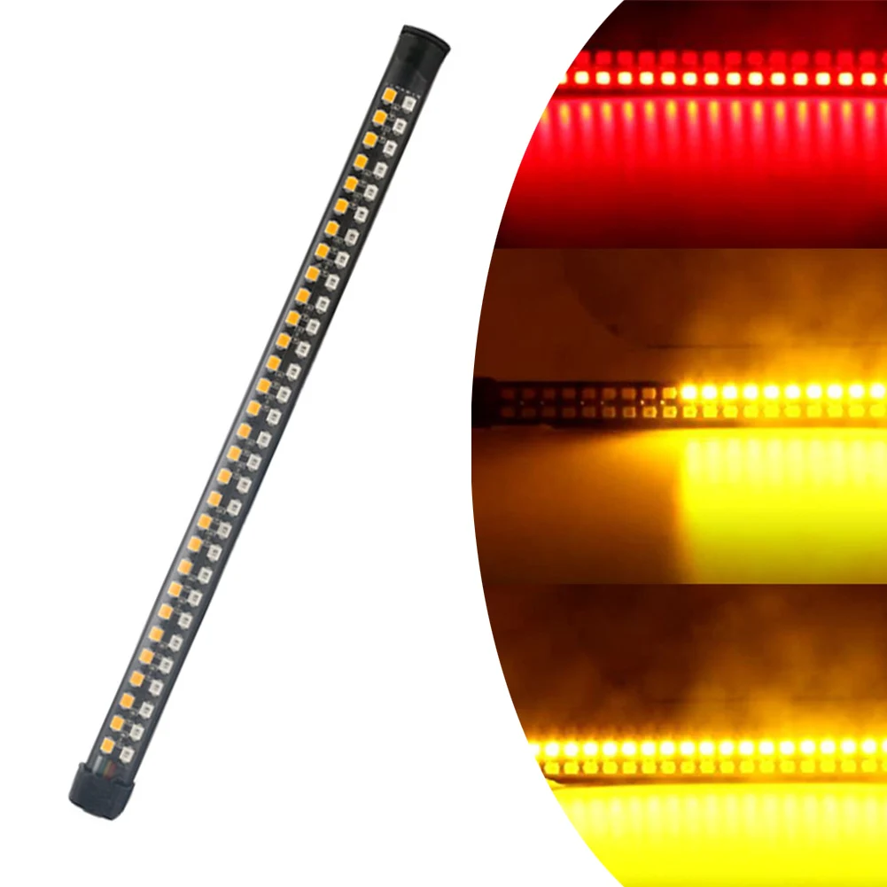 1X гибкий мотоциклетный светодиодный тормозной указатель поворота плавная