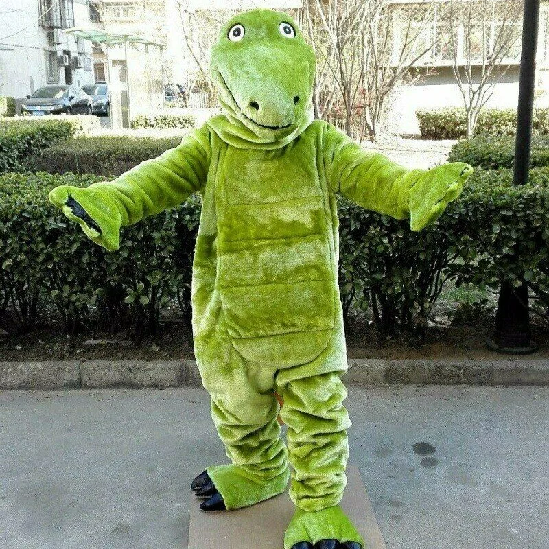 

Happy Chameleon Mascot Costume Carnival Halloween Cartoon Outfits Chameleon Cosplay Performance Birthday Party Adv Parade Set