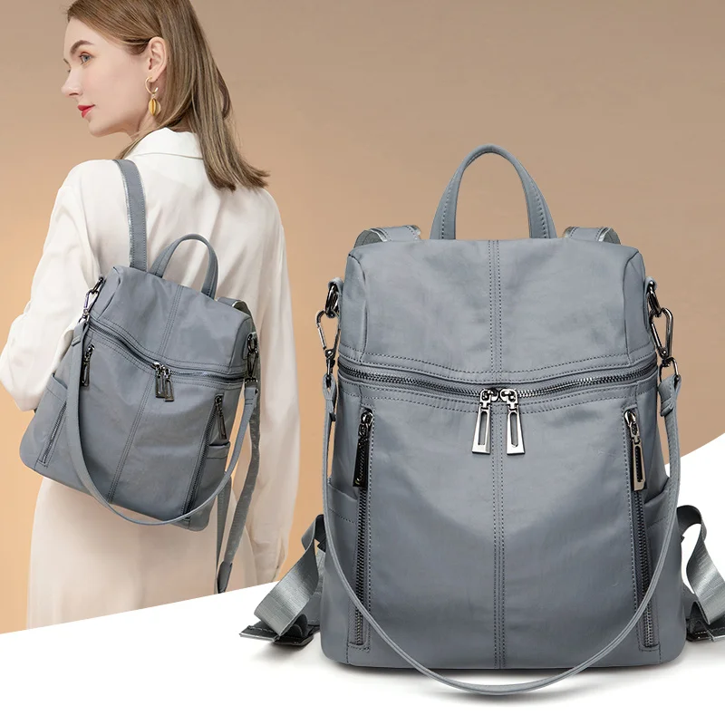 

Women Backpack Bags 2023 New Fashion Travel Bags Waterproof Large Capacity Laptop Backbag Girl Schoolbag Designer Female Bagpack